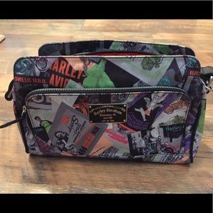Harley Davidson nylon handbag Retro print